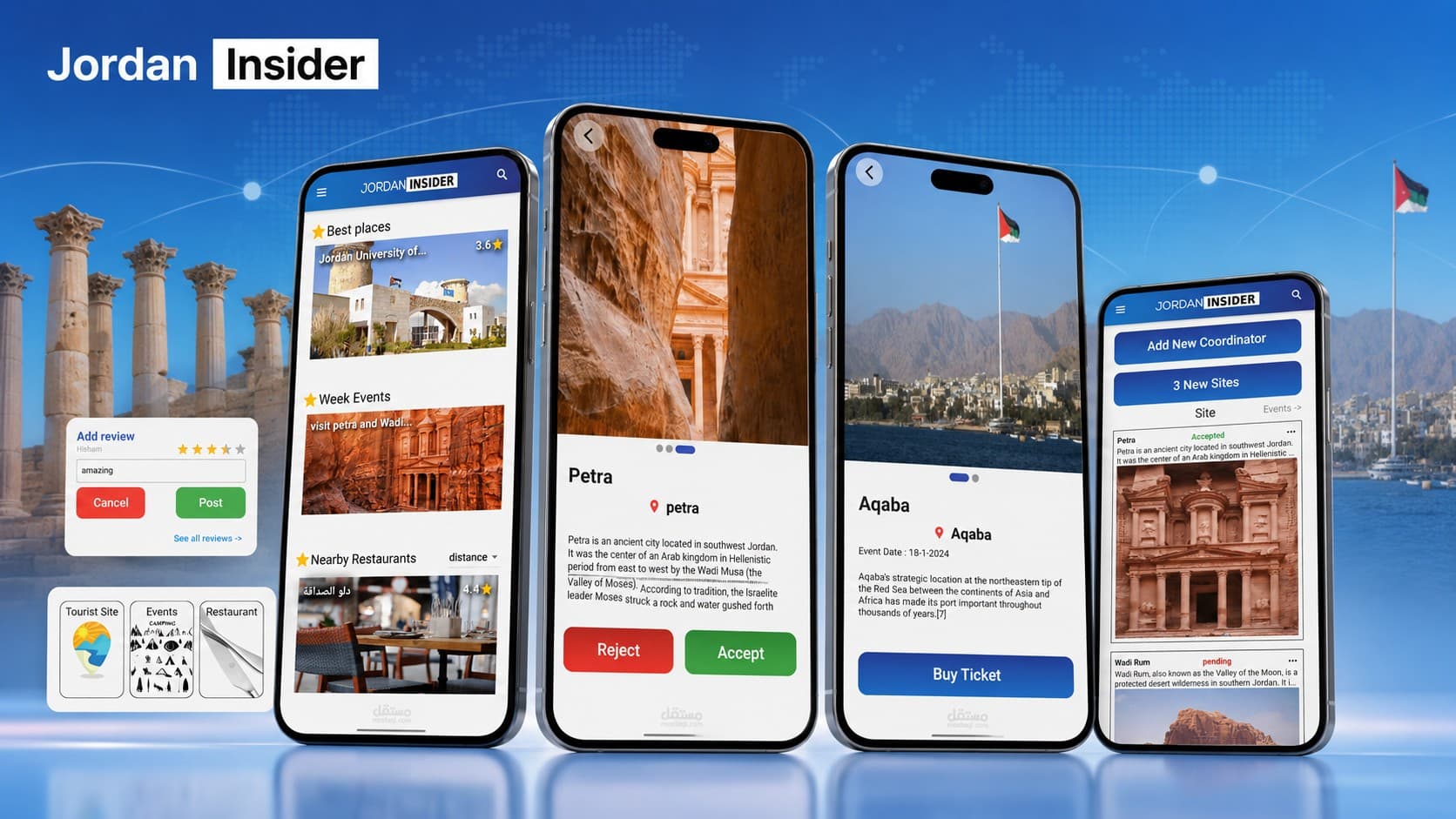 Jordan Insider — Tourism & Local Discovery App